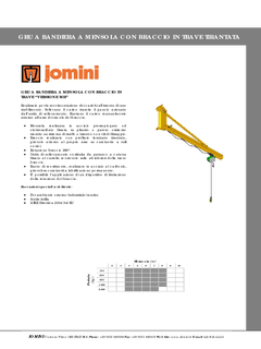 04) Gru a bandiera in versione MH. Rotazione manuale - 